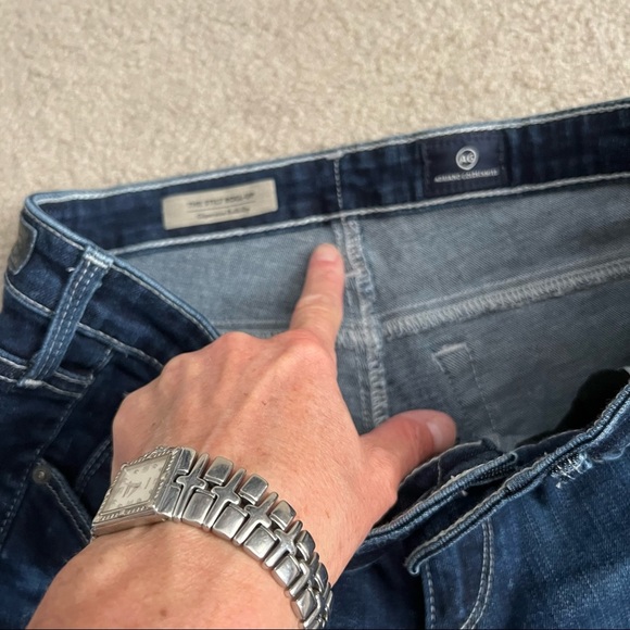 AG The Stilt Roll Up Cigarette Skinny Dark Wash - Picture 5 of 10